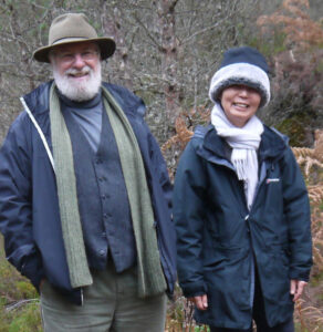 Portrait of Tim Collins and Reiko Goto Collins