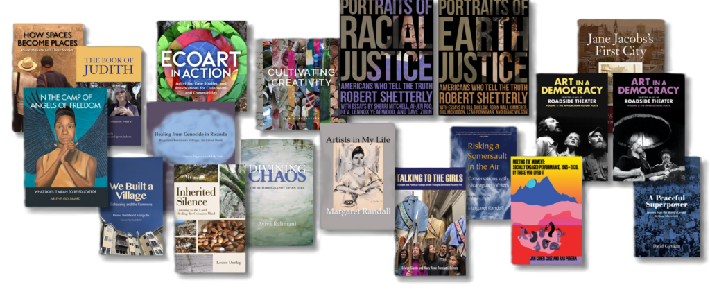 Collage of recently published books